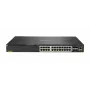 Hewlett Packard Enterprise HPE Aruba 6300M - Switch - L3 - zarządzany - 24 x 1/2,5/5/10GBase-T + 4 x 1 Gigabit / 10 Gigabit / 25 Gigabit / 50 Gigabit SFP56 (Uplink / Stacking) - Front