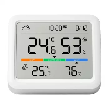 Czujnik temperatury i wilgotności SwitchBot Meter Pro Biały LCD Bateria 0