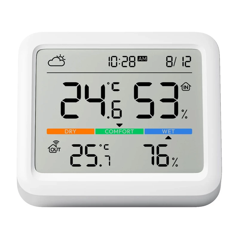 Czujnik temperatury i wilgotności SwitchBot Meter Pro Biały LCD Bateria 0