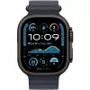 Pasek Apple 49mm Navy Ocean Band Extension z wykończeniem z czarnego tytanu