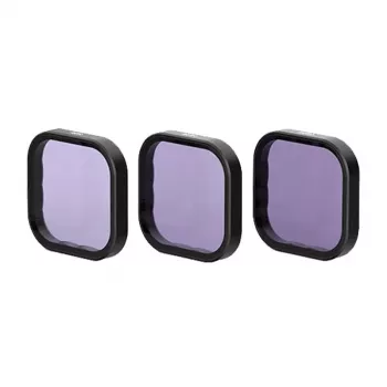 Zestaw 3 filtrów ND Telesin do GoPro Hero 13 Czarny — ND8, ND16, ND32