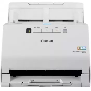 Skaner do zdjęć i dokumentów Canon imageFORMULA RS40, 600 x 600 DPI, 40 str./min, 30 str./min, skala szarości, monochromatyczny, skaner arkuszowy, biały