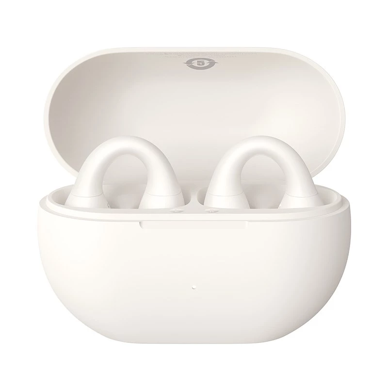 Baseus Bass 15 Clip Open Ear Headset True Wireless Stereo (TWS) douszne rozmowy/muzyka Bluetooth biały