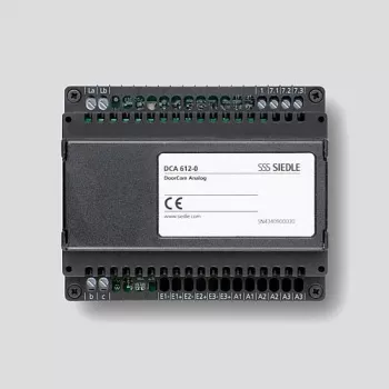Siedle DCA 612-0 - Czarny - Siedle - 100 mA - 0 - 40 °C - CE - 107 mm