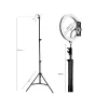 TRACER RING 30cm pierścień świetlny ze statywem 210cm