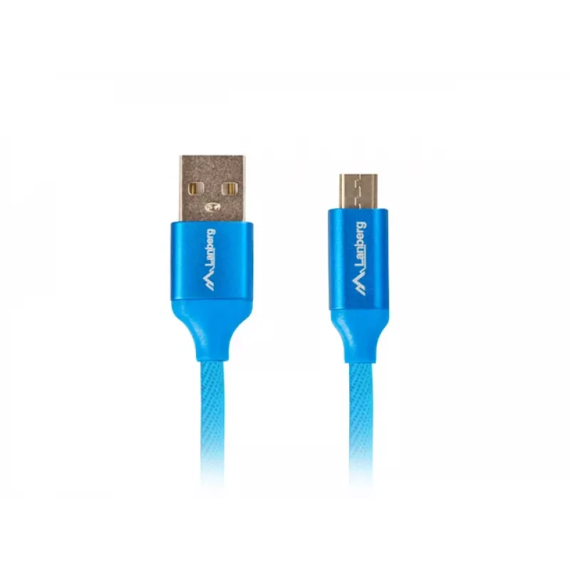 Kabel LANBERG USB 2.0 Micro-B (M) - A (M) 1M QC