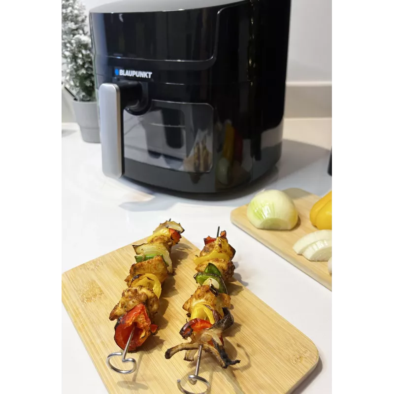 Frytkownica beztłuszczowa BLAUPUNKT AFD712 — pojemność 7,2 l, 1800 W, cyfrowe sterowanie dotykowe, 40–200°C, minutnik 60 min