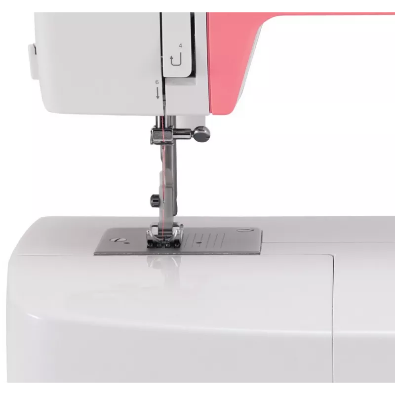 Automatyczna maszyna do szycia SINGER SIMPLE 3210 — elektryczna, 68 ściegów, 4-krokowa dziurka, wolne ramię, 5,5 kg