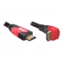 Kabel HDMI DeLOCK 3m HDMI Type A Standard Czarny Czerwony