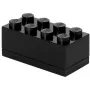 Pudełko do przechowywania room copenhagen LEGO Mini Box 8 (czarny) — kompaktowy organizer na drobne przedmioty