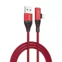 Kabel USB 2-w-1 do ładowania i transmisji danych Devia Strom Series 1,2 m — czerwony