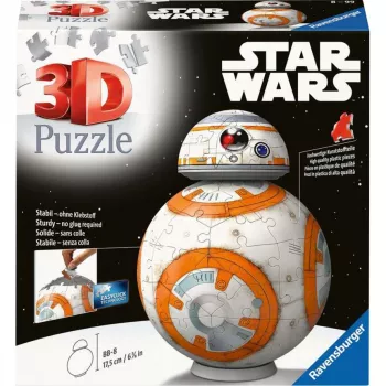 Ravensburger 11578 Puzzle 3D kula Star Wars BB-8, 99 elementów