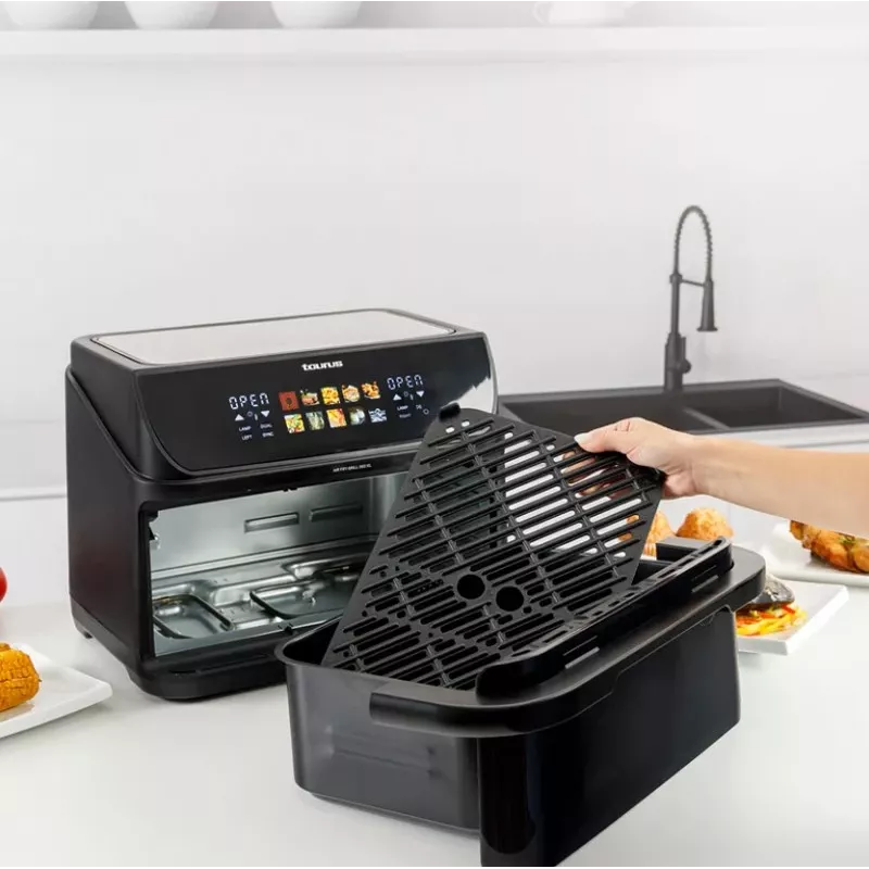 Beztłuszczowa frytkownica z długim koszem i grillem Taurus 973004000