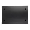 EXTRALINK LITE 6U 530X400 CZARNA SZAFA RACK DO MONTAŻU NA ŚCIANIE Z PÓŁKĄ