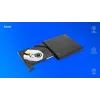 Zewnętrzny smukły napęd DVD±RW SAVIO AK-43, USB 2.0, czarny, obsługa odczytu/zapisu CD/DVD (24x CD, 8x DVD)