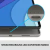 Etui z klawiaturą Combo Touch US iPad Pro 11 1,2,3 Gen szary