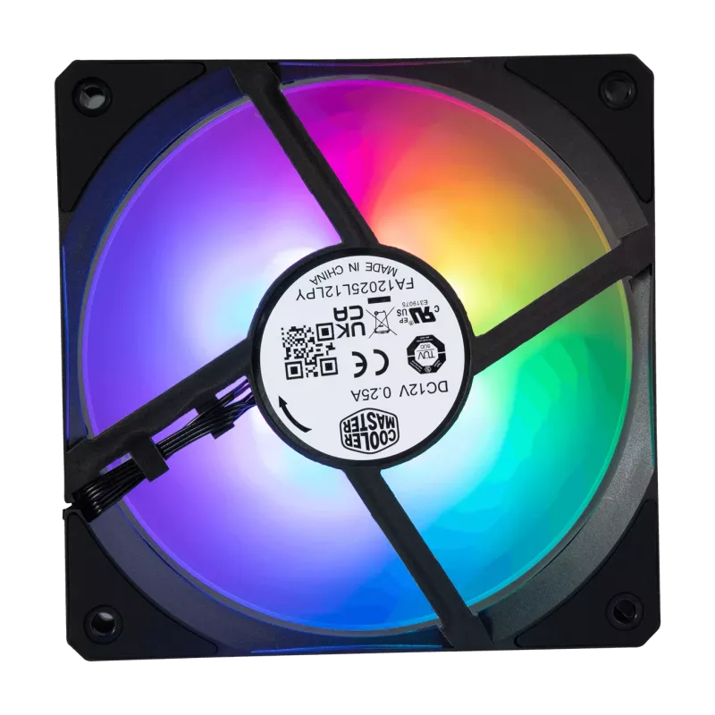 Wentylator Cooler Master Mobius 120P ARGB 2400 RPM Czarny