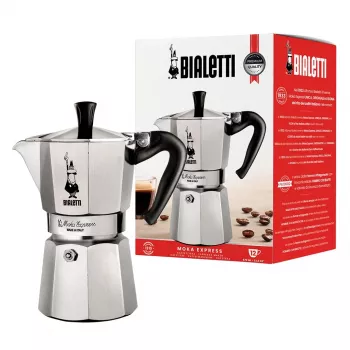 Bialetti Moka Express Kawiarka 0,775 L Aluminium, Czarny