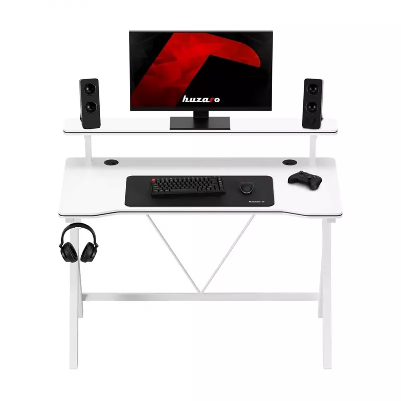 Biurko gamingowe Huzaro Hero 1.9 Biały