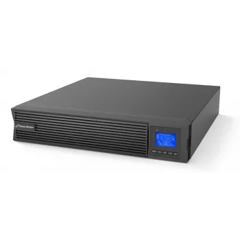 Zasilacz awaryjny PowerWalker VFI 1000 ICR IoT, online podwójna konwersja, 1 kVA / 1000 W, 8x gniazda C13, LCD, rack/wieża 2U, czarny