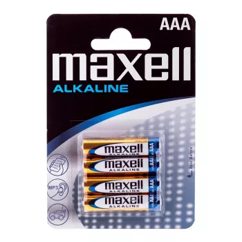 Maxell Bateria alkaliczna LR-03 AAA 4-Pack Jednorazowa bateria