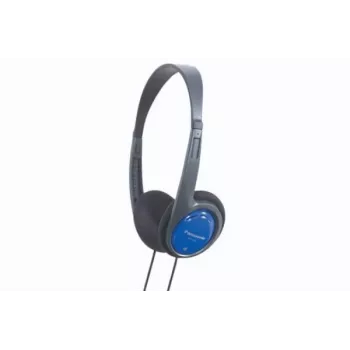 Słuchawki Panasonic RP-HT010E-A czarno-niebieskie z kablem 1,2 m, ultralekkie