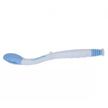 Przenośne urządzenie do higieny intymnej SUNDO 60336 Easywipe — 410 mm, białe, składane narzędzie do oczyszczania osobistego