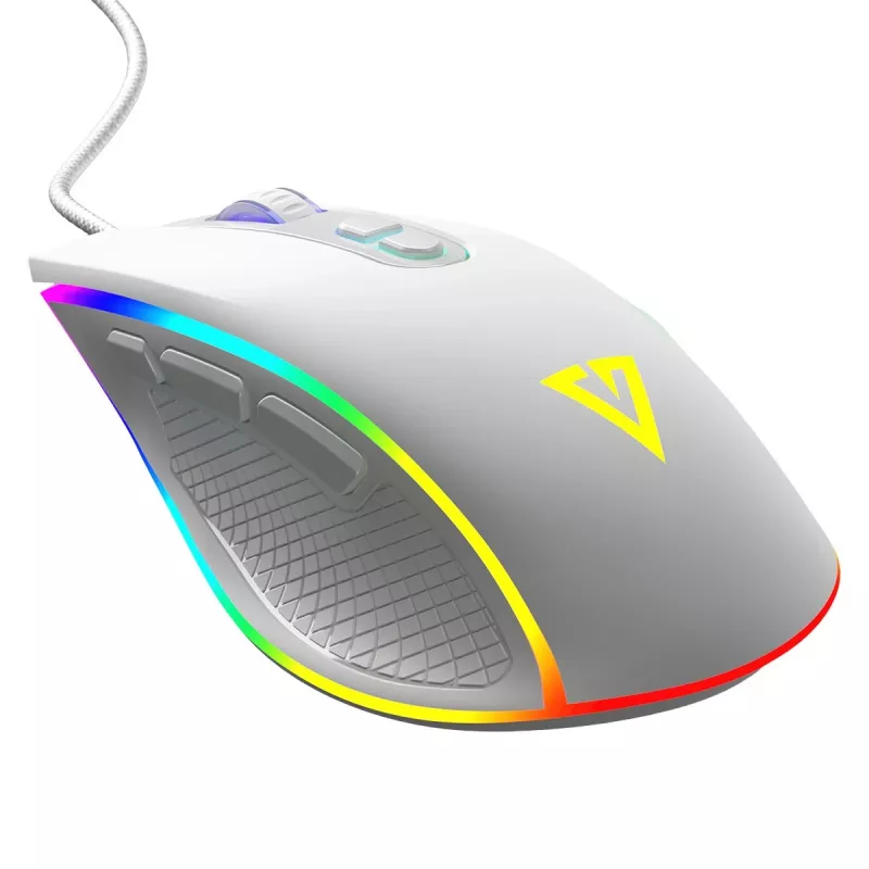 Przewodowa mysz optyczna MODECOM Volcano Veles (biała) — model M-MC-VELES-200
