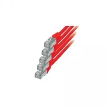 Kabel sieciowy S/CONN Kat.6 S/FTP 0,25 m czerwony