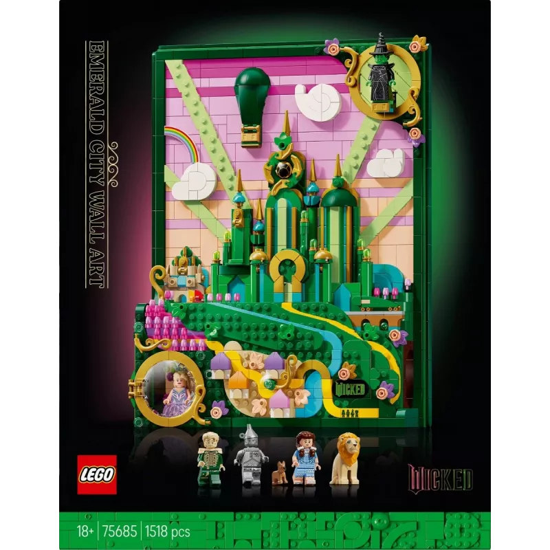 Klocki Wicked 75685 Obraz Emerald City