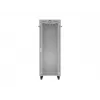 19-calowa szafa stojąca LANBERG 32U 600×800 mm szara z drzwiami szklanymi i LCD (płaski Pack)