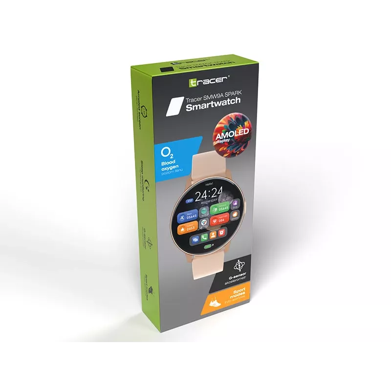 Smartwatch Tracer SMW9A Różowy