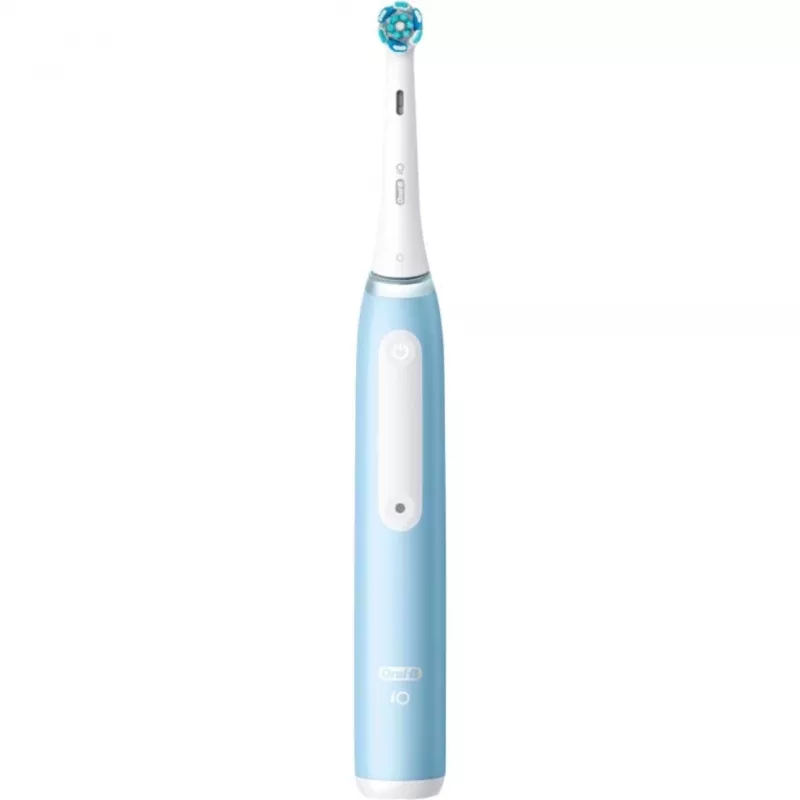 Szczoteczka wibracyjna Oral-B Braun iO Series 3N dla dorosłych, jasnoniebieska, biała