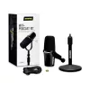Shure MV7+-K-BNDL – mikrofon krasomówczy/wokalowy ze złączem XLR/USB-C, czarny + statyw biurkowy GATOR