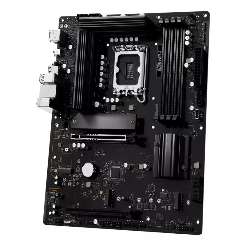 Płyta główna ASRock B860 Pro-A — Intel B860 ATX, LGA 1851, DDR5, 4x DIMM, 256GB, 2.5Gb LAN, 1x M.2, 4x SATA III
