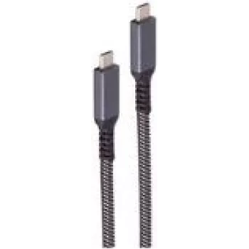 shiverpeaks BS14-75004 Kabel USB 1 m USB 3.2 Gen 2 (3.1 Gen 2) USB C Czarny - Biały (BS14-75004)