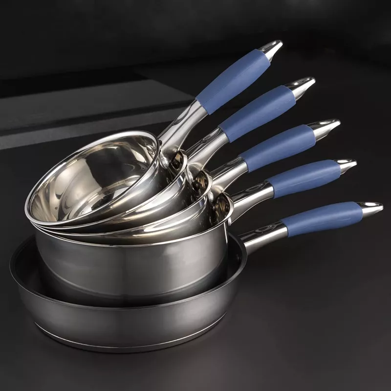 Zestaw garnków Russell Hobbs RH01179EU, 5 elementów, niebieski