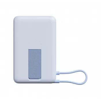 Power bank Xiaomi BHR08PCGL 5900 mAh Li‑Ion z ładowaniem bezprzewodowym, USB‑C, niebieski