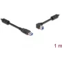 DeLOCK Kabel USB Typ-A męski do Typ-B męski 90° kątowy w lewo 1 m