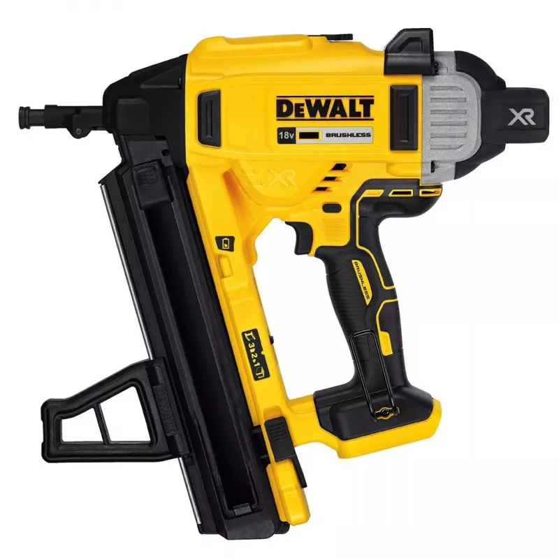 Nailer DeWALT DCN890N-XJ, bezprzewodowy magazynek kątowy, 30 naboi, gwoździe 13–57 mm, Ø 2,6–3,7 mm, czarny