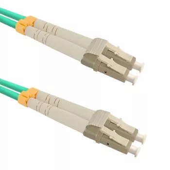Światłowodowy kabel krosowy LC/UPC - LC/UPC | Wielomodowy | 50/125 | OM4 | Duplex | 2m