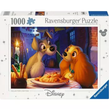 Puzzle Disney Collector's Edition - Zakochany kundel (1000 elementów)