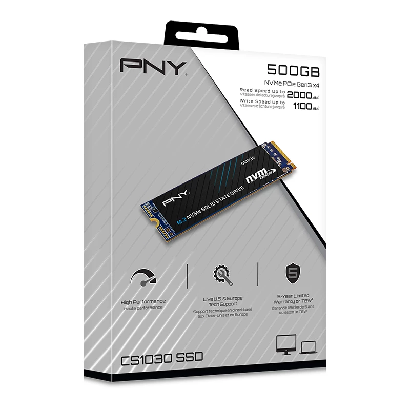 SSD PNY 500GB M.2 PCI Express 3.0 NVMe CS1030
