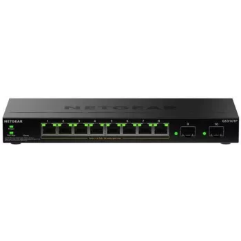 NETGEAR GS310TPv2 Managed L2/L3 Gigabit Ethernet (10/100/1000) Power over Ethernet (PoE) Desktop Czarny