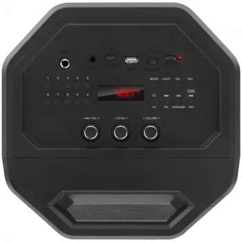 Głośnik SVEN PS-650, czarny (50W, TWS, Bluetooth, FM, USB, microSD, wyświetlacz LED, 4000mAh)