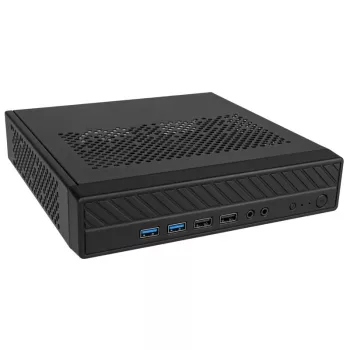 Akasa Cypher MX3 - Mini Tower - PC - SGCC - Czarny - Thin Mini-ITX - Dysk twardy - Zasilanie (A-ITX38U3-M1B)