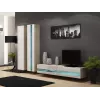 Cama regał VIGO NEW 180/40/30 sonoma/biały połysk