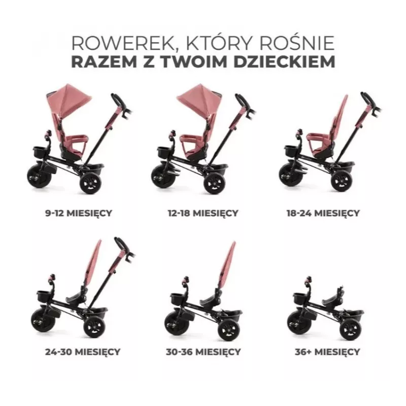 Tricycle AVEO ROSE PINK