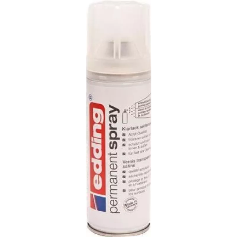 Permanentny spray akrylowy bezbarwny Edding 200 ml