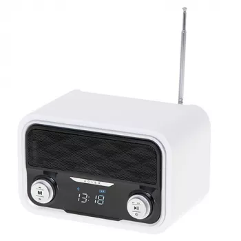 Przenośne radio Adler AD 1185 — FM, Bluetooth 4.0, MP3, karta SD, AUX, bateria 1800 mAh, wyświetlacz LCD, ładowanie micro-USB